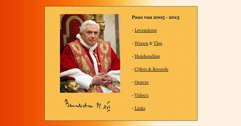 Paus Benedictus Xvi Katholiek Org